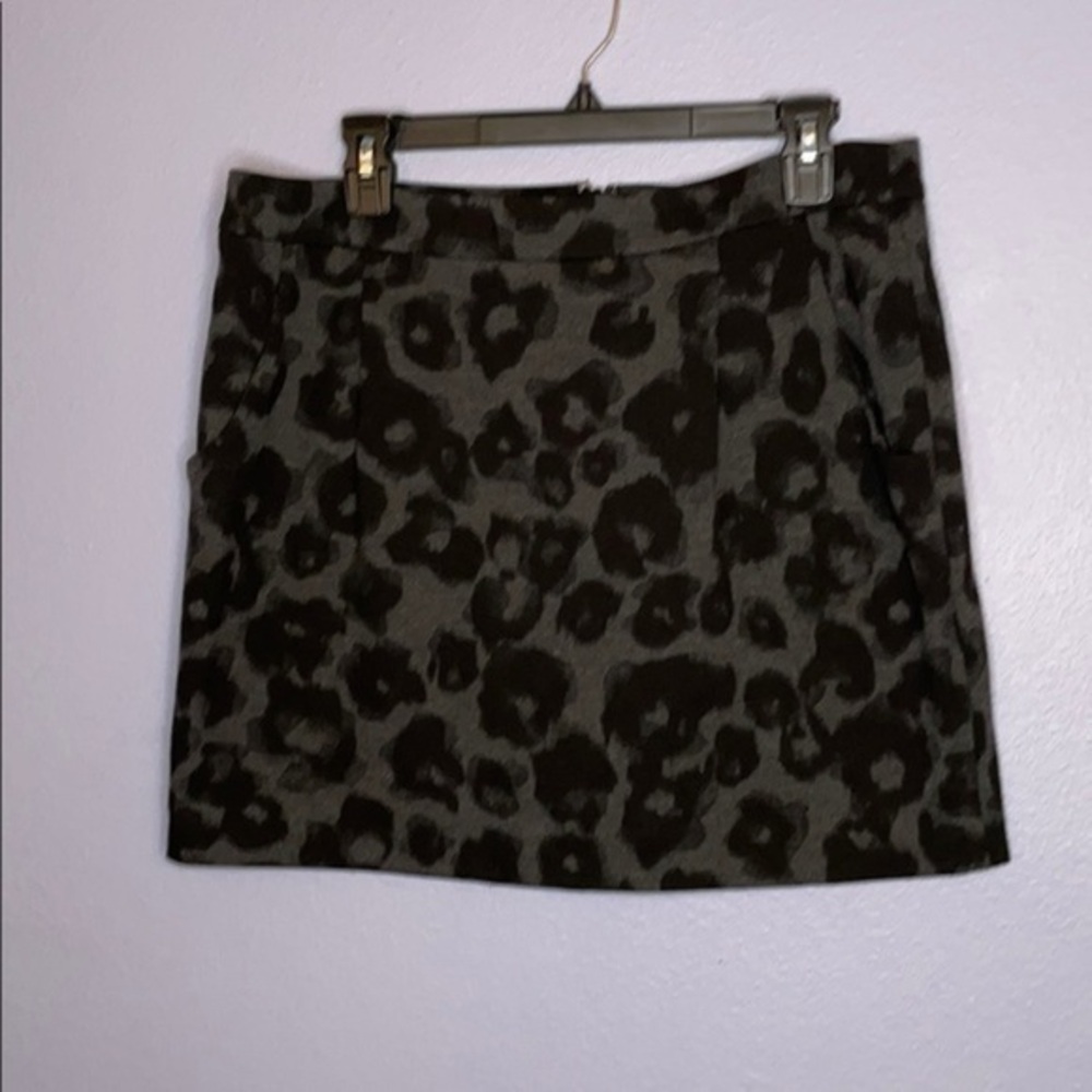 Michael Kors skirt Animal print black size 12 skirt